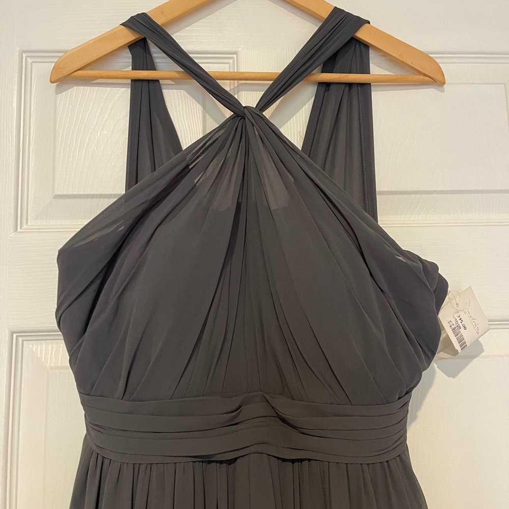Bill Levkov Bridesmaids Dress - Pewter Grey